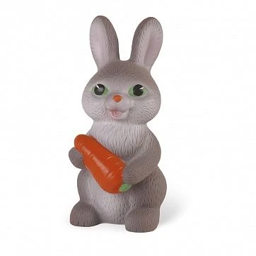 Cute Timoshka Bunny with Bright Carrot