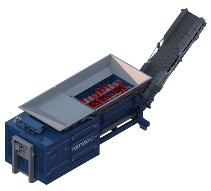 Universal Mobile Shredder for Material Size Reduction, Model TT-2200 U