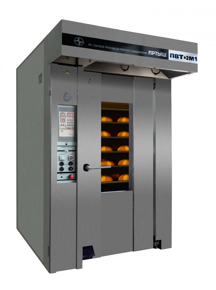 Rotary Oven for Baking Bread with Combined Control PVT-2M-1
