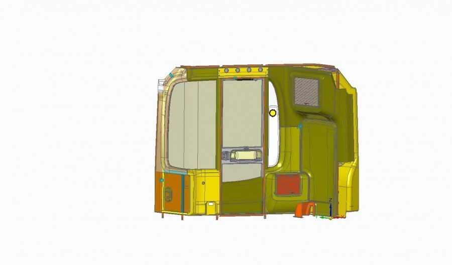 Driver Partition with Door Model 529222-7800010-21 SB