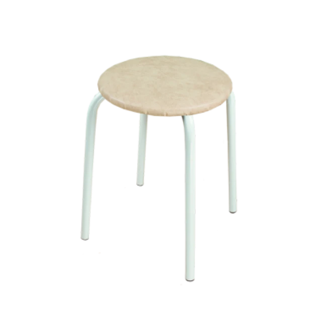 Round Seat Stool T-1 with Steel Frame