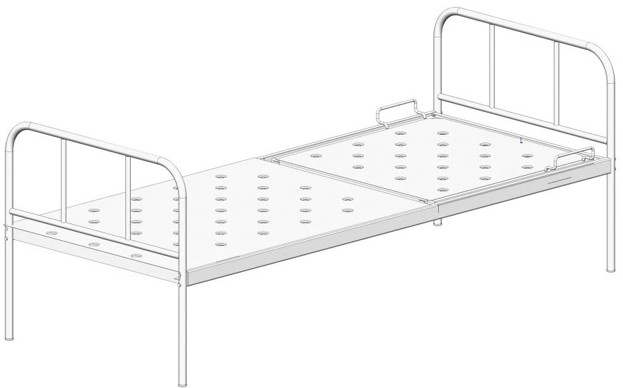 Hospital Bed with Headrest KFO-01-MSK (MSK-125M)