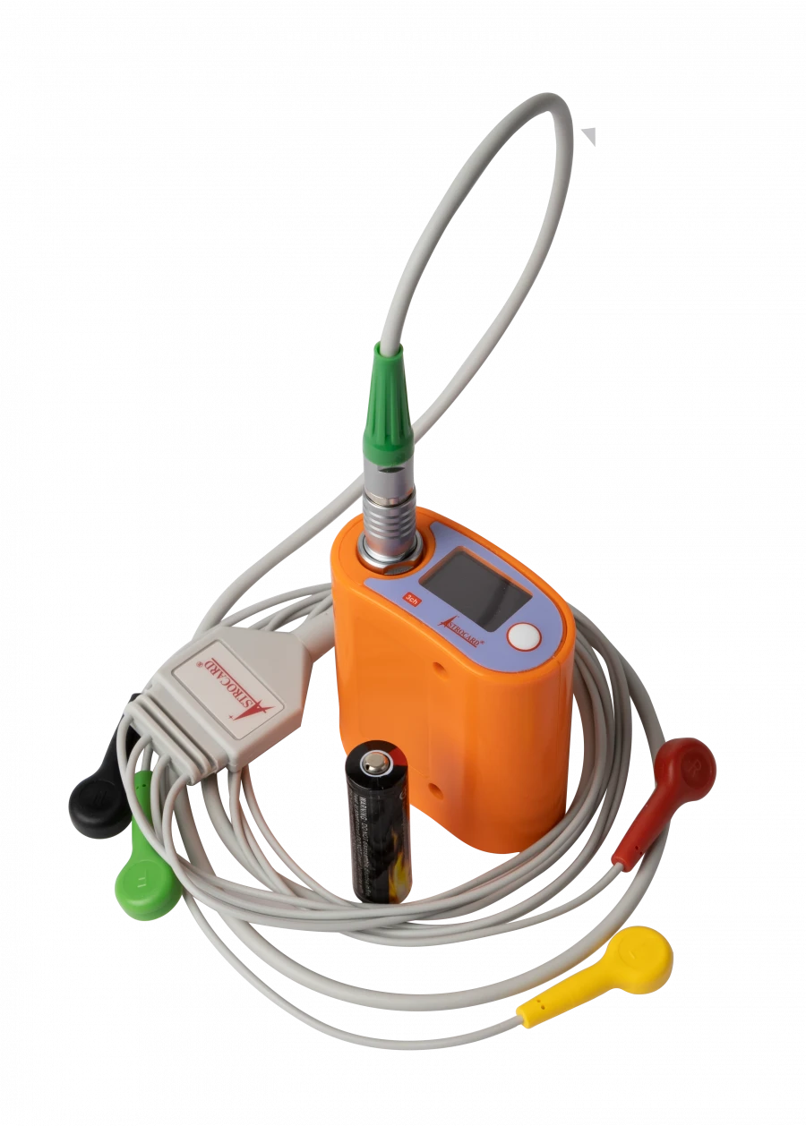 Compact ECG Recorder HE3US for 2/3 Leads