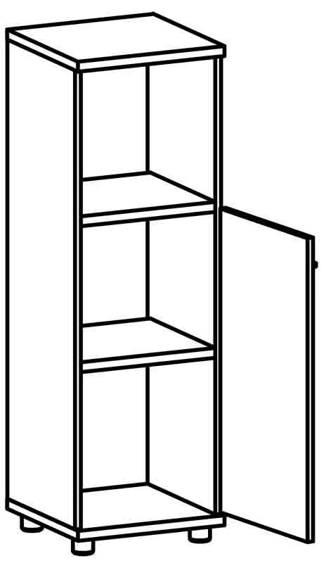 Narrow Document Cabinet Brooklyn Series 9312