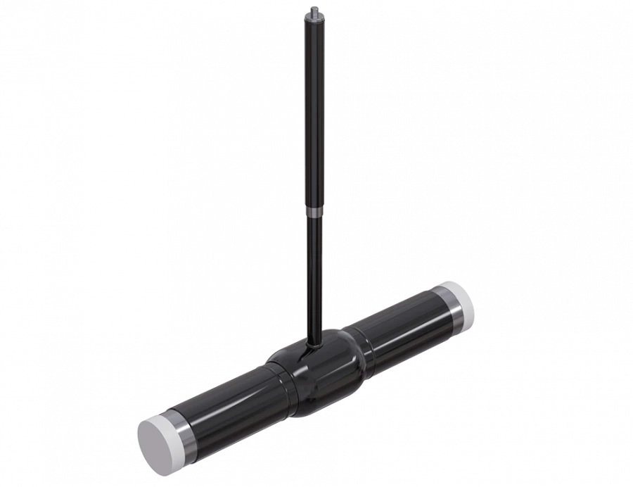 صمام كروي من الفولاذ المقاوم للصدأ من سلسلة GAS - نوع ملحوم مع ساق تلسكوبية ممتدة