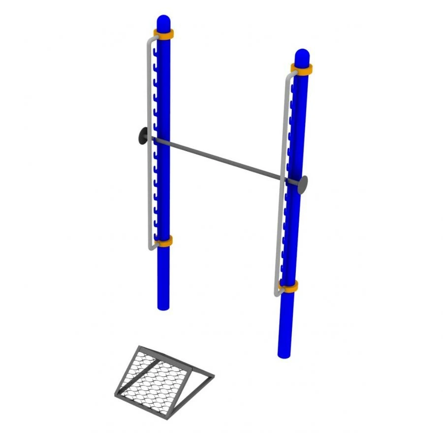 Adjustable Height Pull-Up Bar for High Pull-Up Tests, 90-260 cm