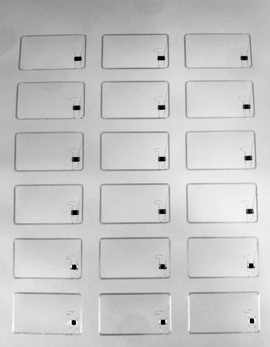 Contactless Inlays with Integrated Circuits for Smart Cards