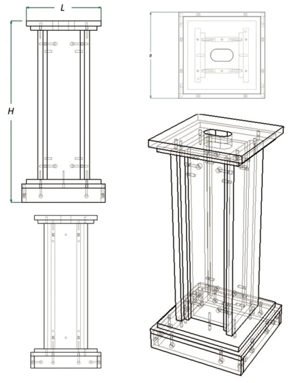 Flag Stand for Flag Installation (Model Z.PF Series)