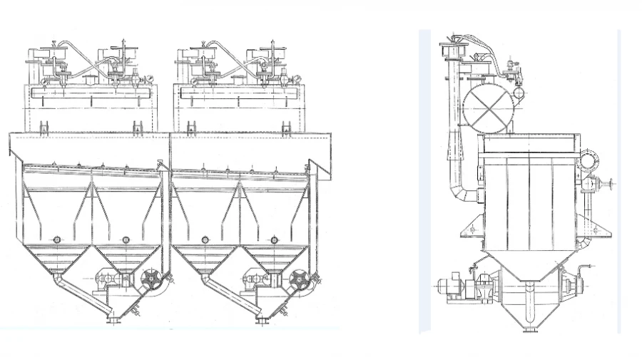 آلة الفصل بدون مكبس لإثراء الفحم والخام MO105AM