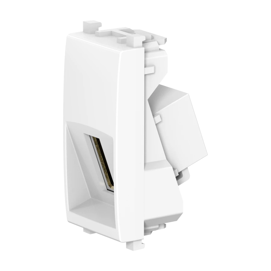 Caduceus Aling Experience + Antibacterial HDMI Type A-A Socket, 1M, White, Art. A74285.0