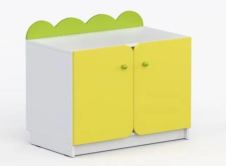 Low Storage Cabinet Model 3 "Nevalyashki" 700x400x500 mm