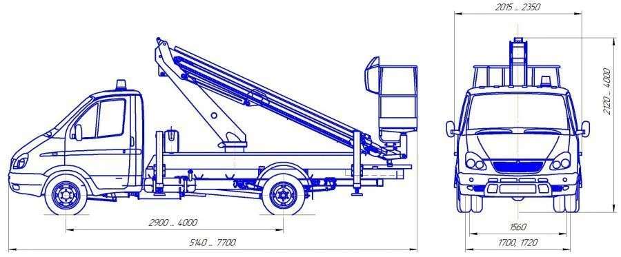 مركبات رفع هيدروليكية مزودة بمنصات عمل R180T وVA180T موديل 27191