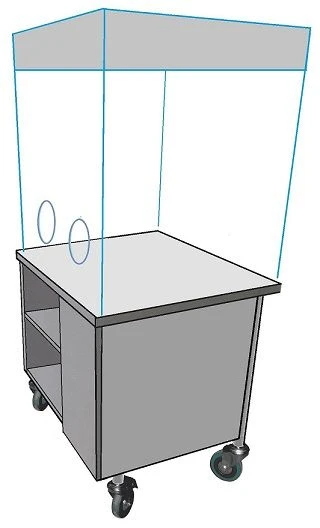 Mobile Demonstration Cabinet for Educational Institutions Model SI56.13.22.00