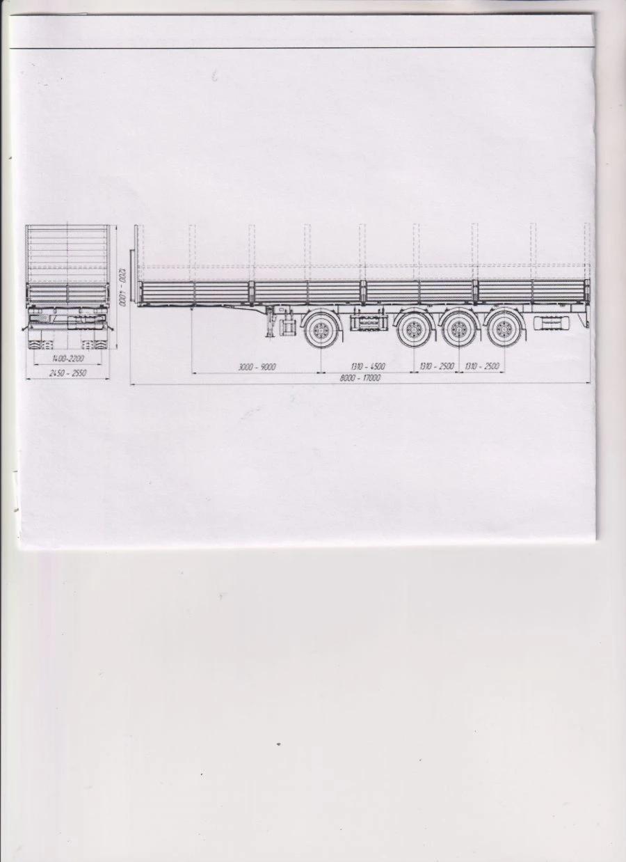 Semi-Trailer PB-4 PR4 Type, Modification 92296-0000010-02