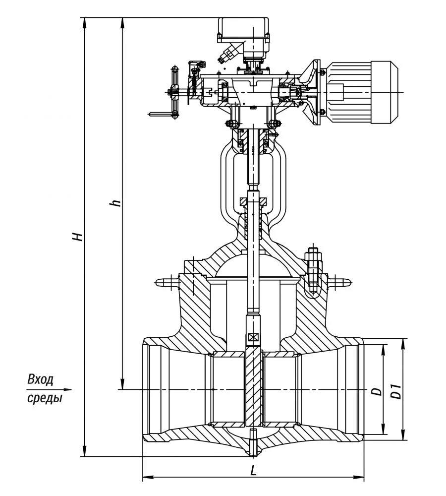 Regulating Valve for Energy Systems 533-350-Э-01
