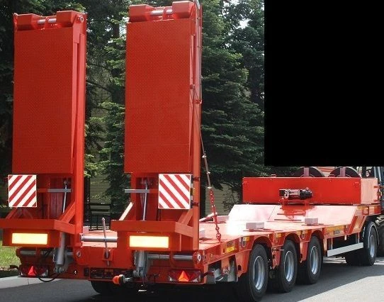 Four-Axle Trailers, Model 8376L4, 8376D4 for Heavy Loads