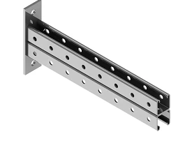 Reinforced Console SMO 41x41x2.5D-000 for Cable Management