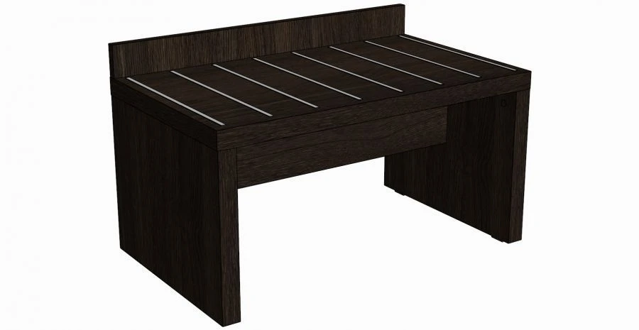 Open-Type Luggage Stand with Black Railings R06