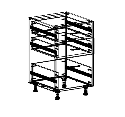 Kitchen Storage Cabinet for Utensils and Food
