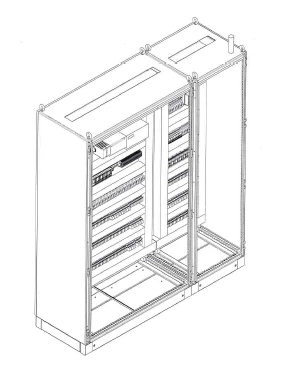 لوحات وأدراج توزيع كهربائية - سلسلة SR