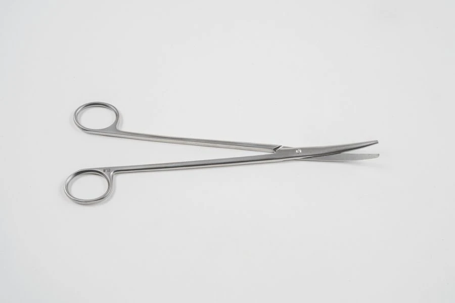 Vertical Curved Soft Tissue Dissection Scissors 230 mm - VZ-N-8