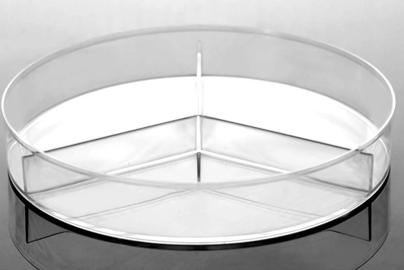 Ventilated 3-Section Sterile Petri Dish 90 x 16.65 Type 1