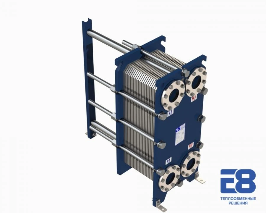 Collapsible plate heat exchanger E8-S100