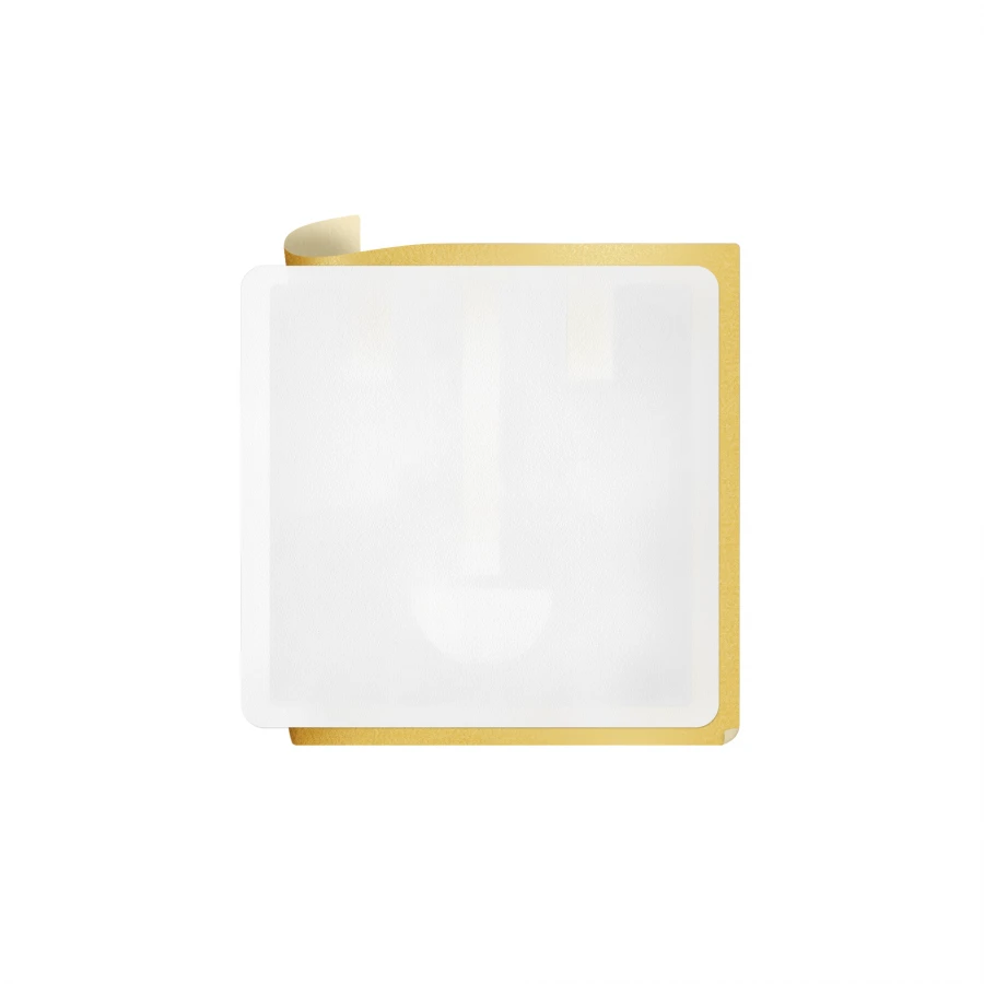 ISBC® UHF Labels 50x50 for Non-Metallic Objects, UCODE Adhesive