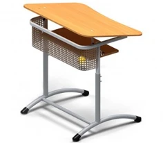 Adjustable Single Desk for Educational Institutions, Model PE-OU3-5