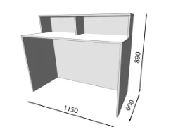 طاولة الحاجز مع تمديد الارتفاع، طراز TMSU13/15