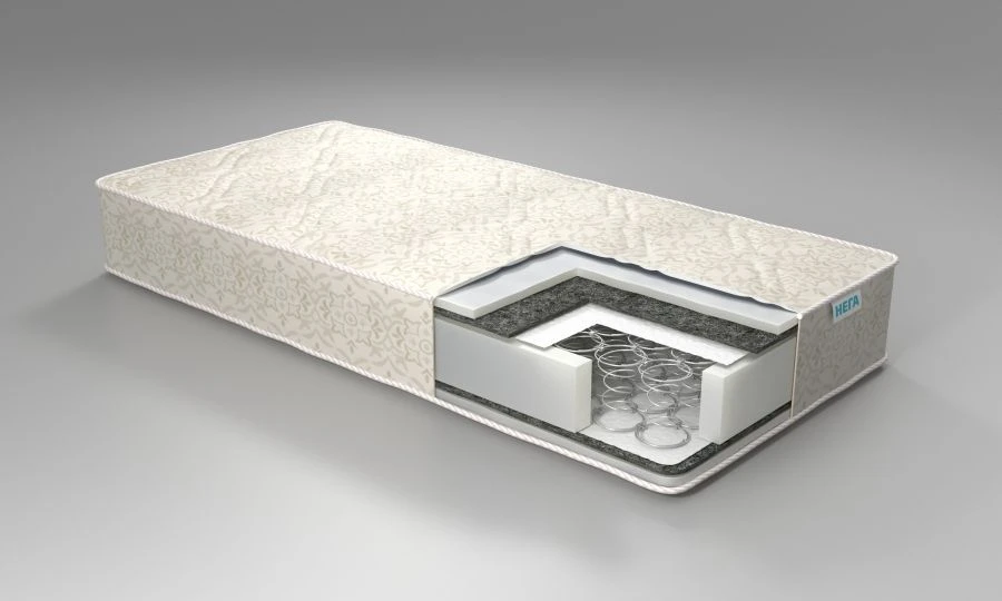 Real Home Mattress with Spring Block and Synthetic Padding