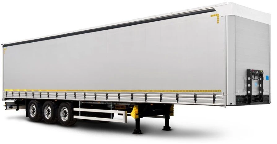 Three-Axle Tarp Semi-Trailer Platform, Modification 871553