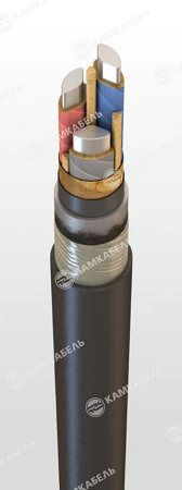 كابل طاقة مع موصلات ألومنيوم وعزل ورقي 6/10 ك ف CASSHng