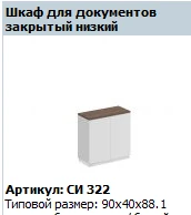 Low Storage Rack "CITY" Model SI 600