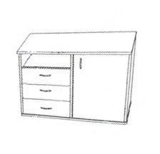 Office Document and Equipment Cabinet Model TMO-5