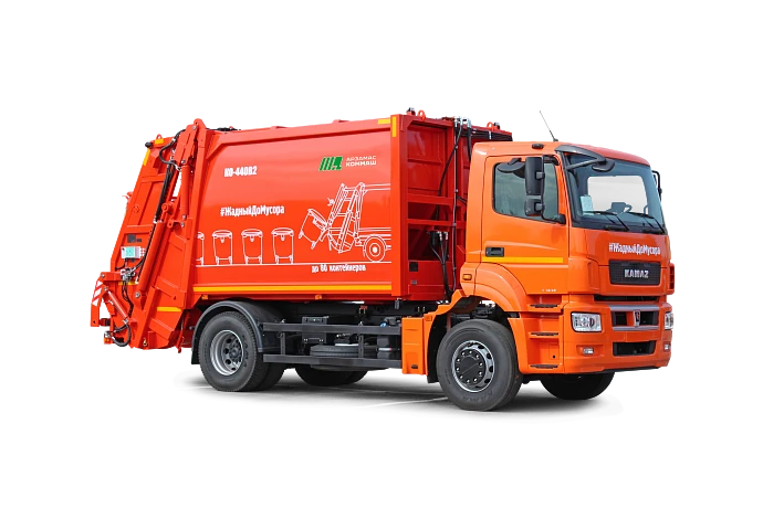 Rear-Loading Garbage Truck KO-440B2 based on KAMAZ-5325-G5