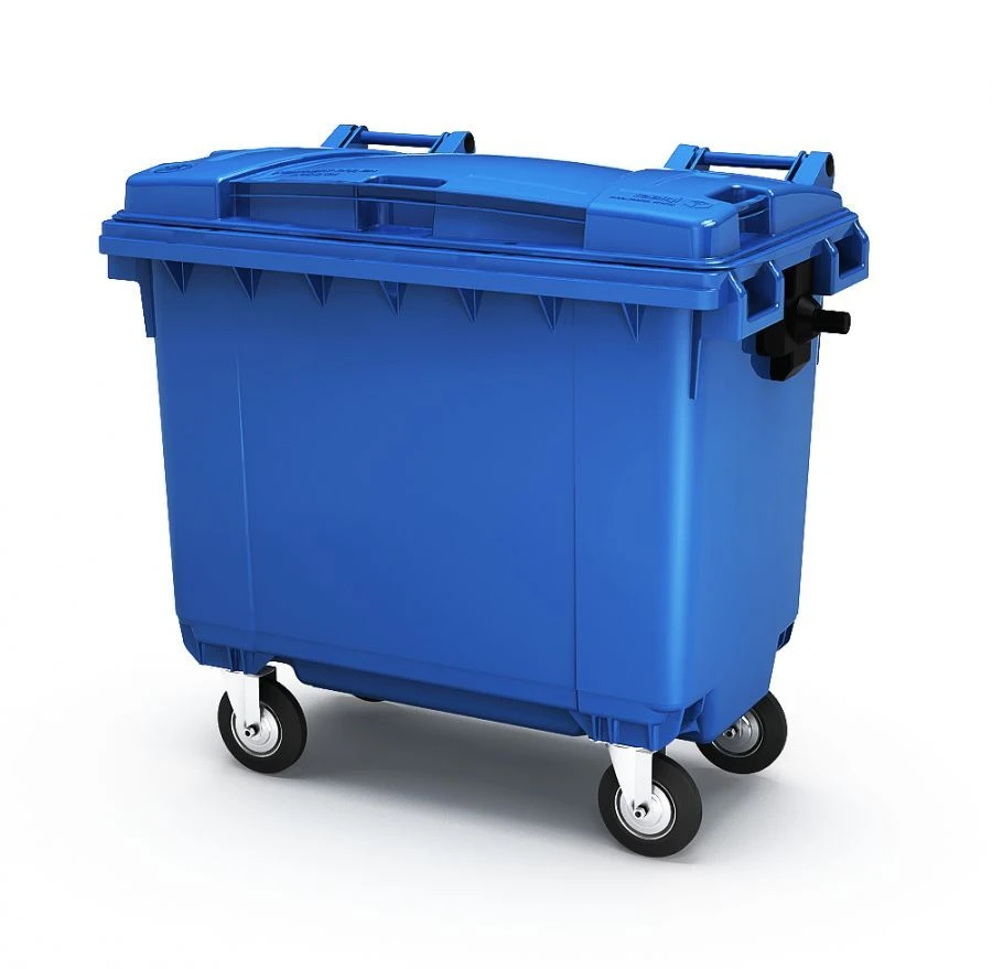 660L Mobile Waste Container with Lid, Art. 25.C19