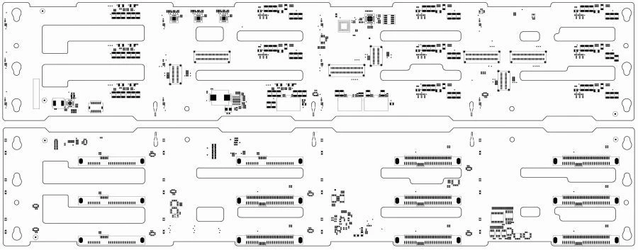 4xLFF 8xTRI Disk Expansion Module YADRV.469555.054