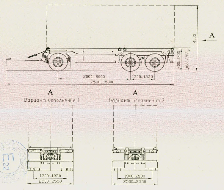 CAB trailer 83433K (suspension: pneumatic)