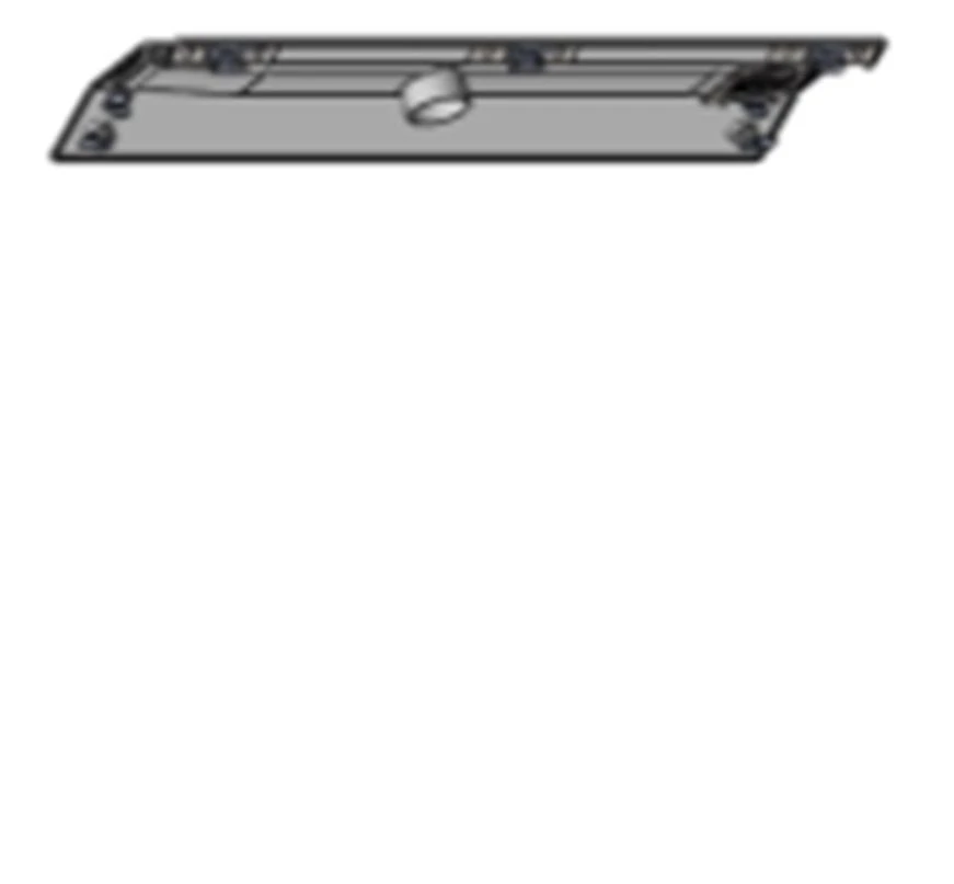 Fiberglass Side Panel for Tram Ceiling S.31P-20.20.010-001