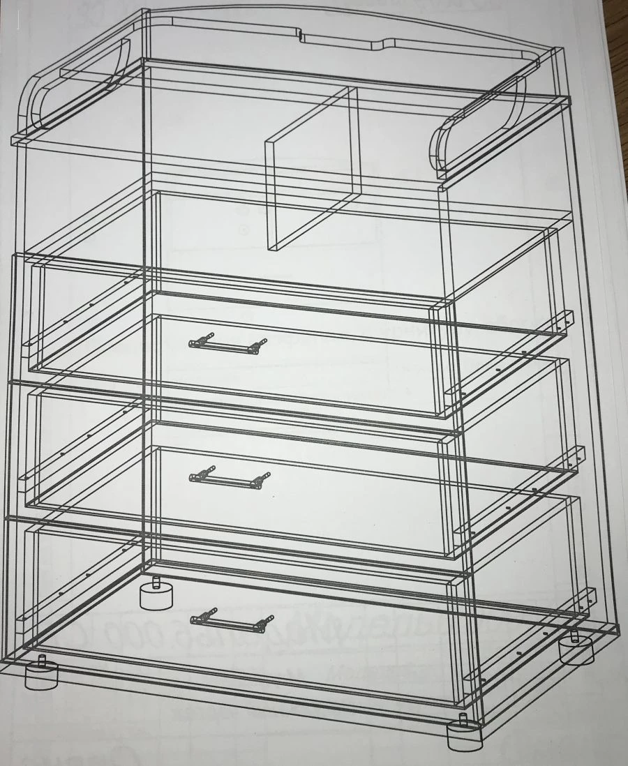 طاولة نوم خشبية نموذج 6
