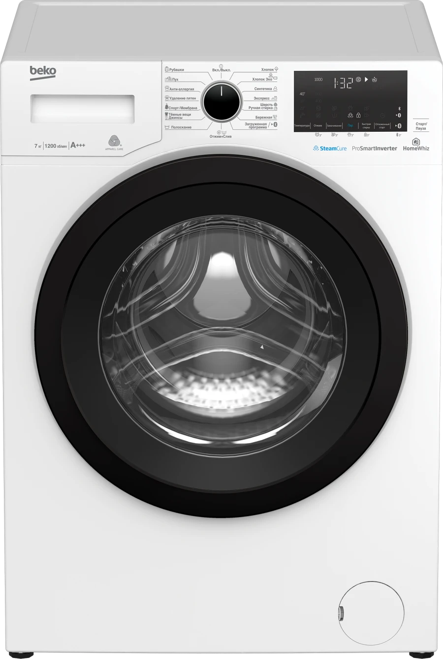 غسالة ملابس أوتوماتيكية بالكامل 7.5 كجم WSRE7H636BBW