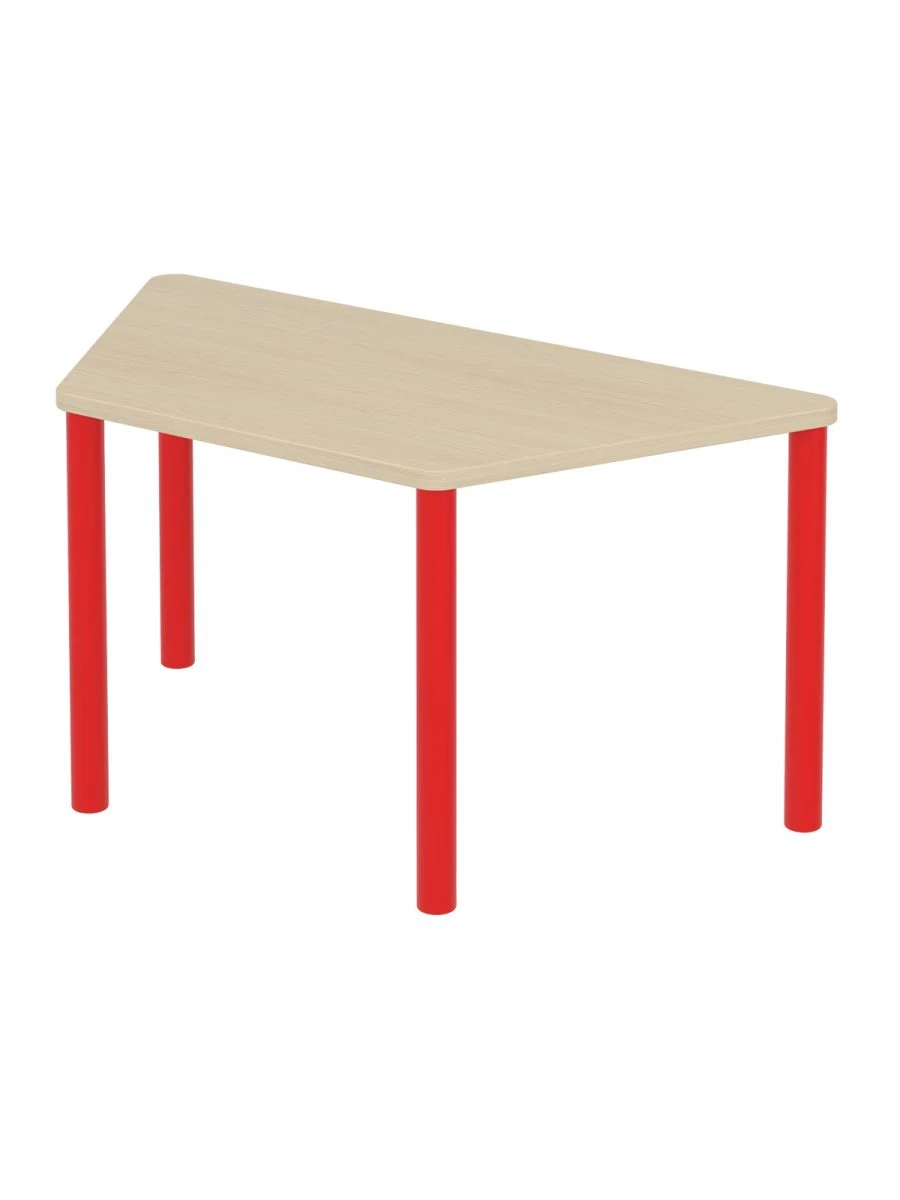 Children's trapezoidal table 520 / red