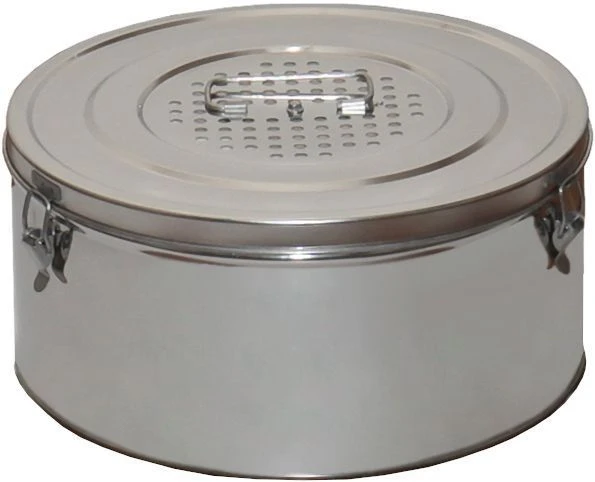 Round Sterilization Box with Filters KF-18 for Medical Use
