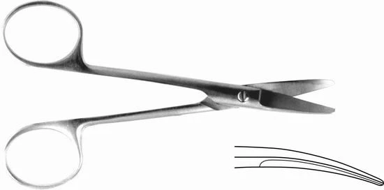 Soft Tissue Scissors for Surgical Operations 11-595-11