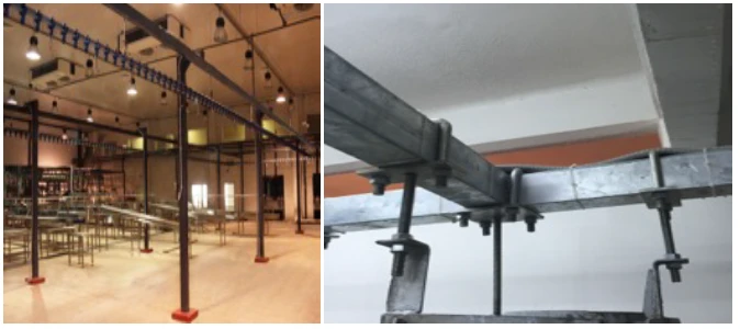 Metal Structure Frame for Construction Support