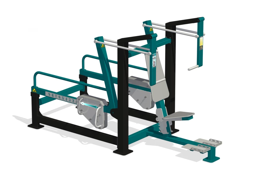 Outdoor Chest Muscle Training Machine for Seated Workouts