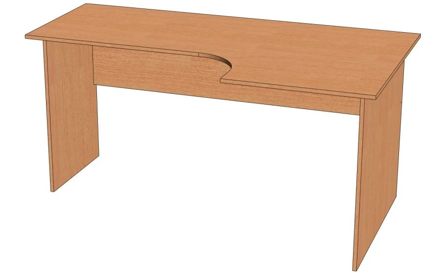 طاولة كتابة زاوية بشكل G - موديل SPU