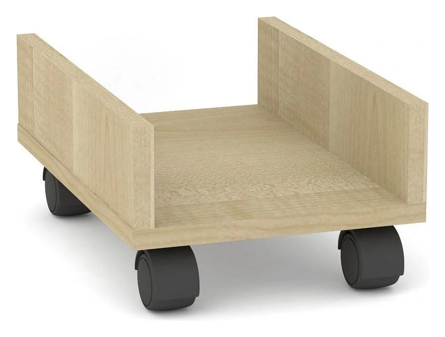 Computer Case Stand with Wheels for Office Use