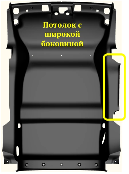 لوحة تقليم سقف السيارة للنموذج 96863250BJ